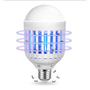 [1 Pack] BANPESTT Bug Zapper Light Bulb 2-in-1 Indoor Mosquito Zapper Gnat Trap- Electric Fly Insect Killer&Bug Catcher for Home Backyard Patio