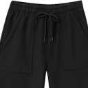 Toddler Fleece Lined Warm Snow Hiking Pants Baby Boys Girls Winter Ski Sweatpants Kids Running Joggers, Size 5T (Black)