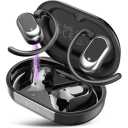 Helix True Wireless Air Open-Ear Earbuds wit LCD Display Charging Case