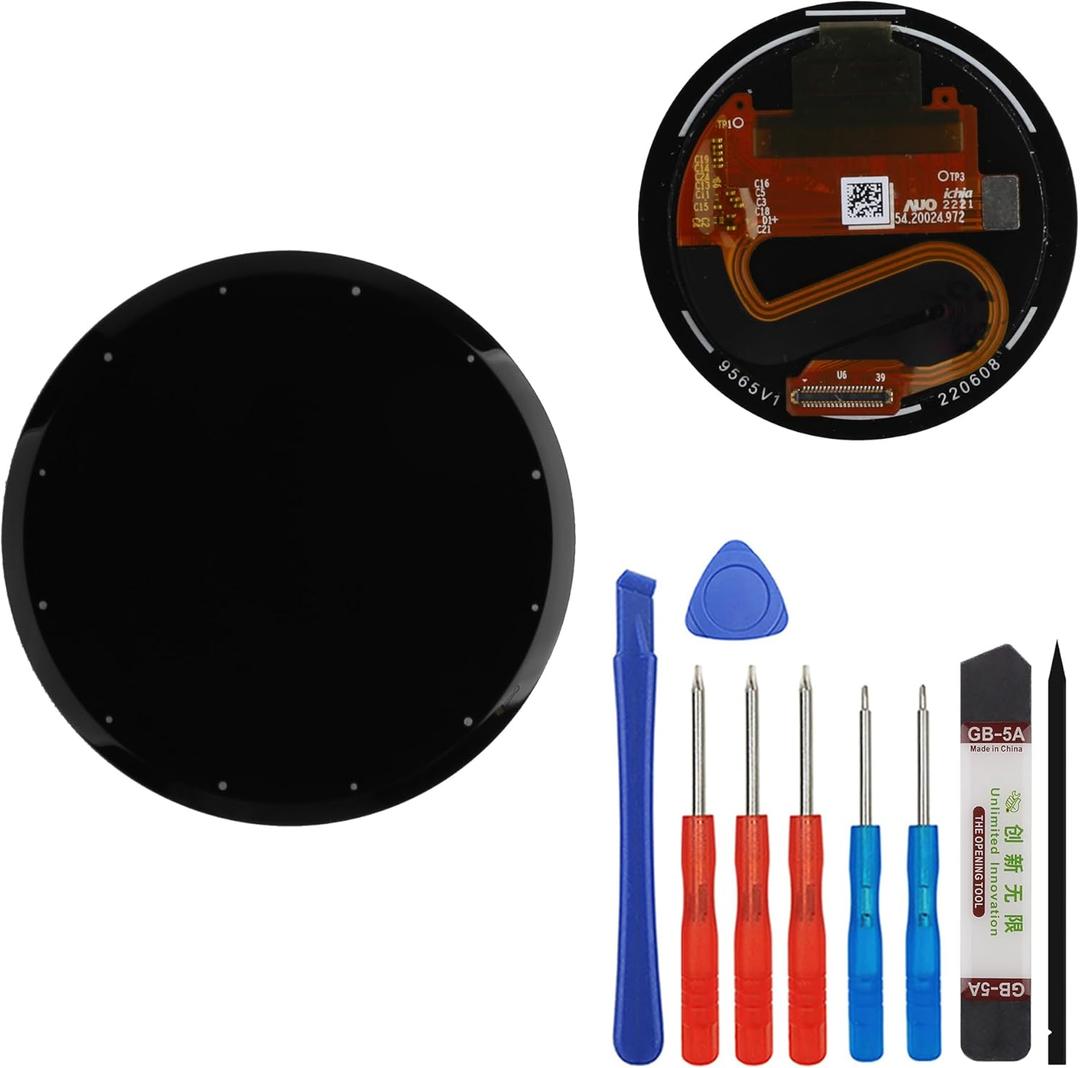 LCD Digital Display Compatible with Garmin Venu 3S 41MM 1.2" LCD Display Touch Screen Assembly with Tools