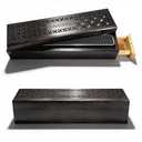 Incense Holder Burner, 2 in 1 Coffin Design with Storage Box and Ash Catcher, Holder for Incense Sticks, Excellent for Meditation Wellness Practices Bedroom Study Office