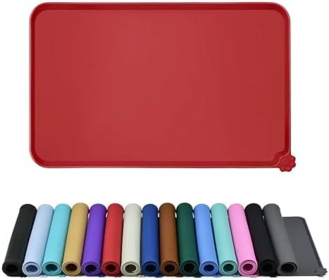Reopet Waterproof Pet Feeding Mat with High Raised Edges