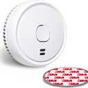 Ecoey Smoke Detector, Smoke Alarm with Advanced Photoelectric Technology, Fire Alarm Smoke Detector with Test Button and Low Battery Reminder, Fire Alarm Used in Bedroom, Home, FJ138, 1 Pack