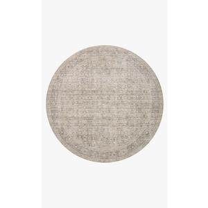 Loloi Amber Lewis Alie Collection ALE-03 Taupe/Dove 7'-10'' x 7'-10'', .13'' Pile Height, Round Area Rug