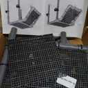 Large Standing Turtle Basking Platform, 10.8" Width Aquatic Resting Area, DIY Ramp with PVC Pipes and EggCrate Suction Cups, Turtle Tank Accessories