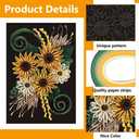 WEBEEDY Paper Quilling Kit DIY Sunflower Paper Filigree Kit with Quilling Strips Tool and Supplies Paper Quilling Set for Beginners Handmade Crafts Modern Room Wall Art Decor Gift,2127.9cm/8.311"