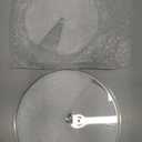 2 Pack Lazy Susan Organizer Turntable, Clear 9 Inch Rotating Organizer Tray for Cabinet Table Top, Round Non-Skid Refrigerator Lazy Susan, Kitchen Storage for Pantry Countertop Bathroom, Spice Rack