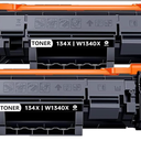 APRONE 134X Black Toner Cartridge with Chip Compatible for 134X W1340X Toner Cartridge to Work with M209dw 232dw 232dwc 233sdn 233dw 234dw 234sdw 236dw 236sdw Series Printer, 2Pack