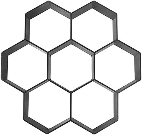 1PC Concrete Forms Molds Stepping Stone Paver Hexagon Maker Molding Reusable 29x28x4.5cm IC288Y9154816Y0F 0