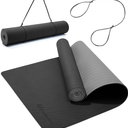Ewedoos Eco Friendly Yoga Mat Thick TPE Yoga Mat Non Slip Yoga Mats Anti-tear Exercise Workout Mat for Women Men Kids Yoga, Pilates and Fitness