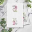 Funny Silly Goose Kitchen Towels, On My Way to Stir The Pot Funny Dish Tea Hand Towels for Kitchen Decor, Silly Goose Gifts, 16x24 Inches