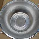 PriorityChef Premium Stainless Steel Colander for Kitchen, Durable Rice and Pasta Strainer with Handle, Rust-Resistant & Dishwasher Safe, 3 Qt