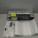 Bonsenkitchen Vacuum Sealer Machine | Compact Food Sealer for Kitchen Storage & Meal Prep | Multiple Modes | External Vacuum System | 5 Bags, Silver