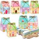 MKLTUHGDG 24 Pcs Easter Treat Boxes Mini Easter Party Favor Boxes Gift Bags Easter Parties Supplies for Party Favors Goodies Cookies Treats Candies Meals Lunch