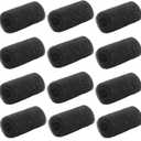 Murtenze 12 Pack Pre-Filter Sponge 0.8 Inch for Aquarium Intake Filter, Replacement Foam Cover Accessories Black Foam Roll, for Fish Tank