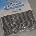 Certified MERV 13 Cabin Air Filter with Activated Carbon, CF11643 for Audi A3, A3 Quattro, Q3, S3, TT Quattro, Volkswagen Jetta, Golf, Tiguan, Atlas, GTI