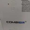 Combier Bidet Toilet Seat with Heated Warm Water & Nozzle Wash, Auto-Dry, Quiet Close Lid, Wireless Remote - Electric Bidet Seat 102S-B(Elongated)