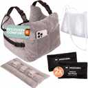 MOYOAMA Post Mastectomy Pillow – Hands-Free Protection with Secure Strap & Easy-Clean Washable Cover Breast Surgery Must Haves,Breast Reduction Recovery Supplies,Breast Augmentation, Dove Grey, MP