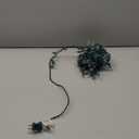 Mini Christmas Lights String Warm White Vintage Short Strand String Lights, Clear Bulbs Wire Fit Light up Christmas Decorations(20 Bulbs Connectable,6.5ft,Green)