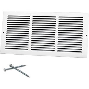 Howeall 18"W x 8"H [Duct Opening Size] Steel Return Air Grille, Air Return Vent Cover for Ceiling and Sidewall - HVAC Air Vent Covers - [Outer Dimensions: 19.75"W x 9.75"H]