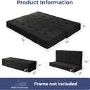 MAXYOYO Foldable Mattress, 8-Inch Tufted Futon Mattress with Handles, Full