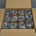 DARJEN Blue Glass Votive Candle Holders Set of 24 - Round Tea Lights for Wedding, Shower, Party & Gift