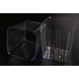 Clear Plastic Liners for Wood Boxes (4x 4.75) l Inserts for Planters (Sell in Pack of 12) (to fit Square 5" Planter) (L050505)