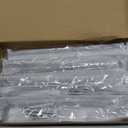 Goldenwarm 10 Pack 5 Inch Black Cabinet Handles Kitchen - Matte Black Drawer Pulls Stainless Steel - 128mm Cabinet Hardware Square Bar Modern Cabinet Pulls for Kitchen Bathroom Cupboard