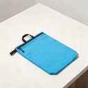 Wet Dry Travel Storage Bag Waterproof Zipper Organizer with Handle for Swimwear Clothes Toiletries and Small Accessories (Blue)