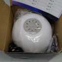 670nm Red Light for Sleep, 100% Blue Light Blocking, 360° Red Night Light Lamp with Remote & Touch Control, Dimmable, 4 Timers, Melatonin Promoting Natural Sleep Aid for Bedside Bedroom, Baby Nursery