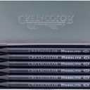 CRETACOLOR Monolith Graphite 6-Piece Set & Eraser, Set of 6  - Graphite & Eraser, Tin Box, Gray