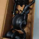 Rely+ 5 Arm Baby Candelabra Black Matte 8 Inch Taper Candle Holders Gothic Decorations Candlesticks Holder Home Decor Wedding Parties Centerpiece for Dining Table