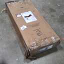 Linon Harris Black and Walnut Backless Kitchen Dining Nook with Hidden Storage Bench Space