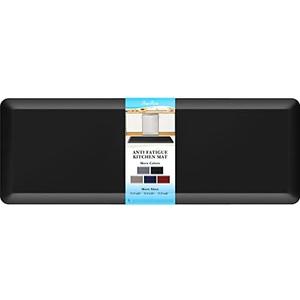 StepRite 4/5 Inch Thick Kitchen Mat Anti Fatigue Mat Kitchen Rugs Kitchen Decor Non-Slip, Stain Resistant, Waterproof Kitchen Mats Desk Mat for Kitchen, Office, Workshop, Black, 20'' x 47'' StepRite 4/5 Inch Thick Kitchen Mat Anti Fatigue Mat Kitchen Rugs Kitchen Decor Non-Slip, Stain Resistant, Waterproof Kitchen Mats Desk Mat for Kitchen, Office, Workshop, Black, 20'' x 47''