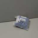 Eomenie Women's One Piece Swimsuits Tummy Control Ruched Push Up Bathing Suit Tie Back Slimming Swimwear (Large, White and Blue Stripe)