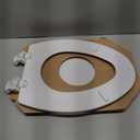 Bemis 1500EC 390 Lift-Off Wood Elongated Toilet Seat, Cotton White (Pack of 1)