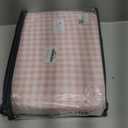 Nayoroom Gingham Comforter Set Queen Size Pink Plaid Checkered Comforter 3 Pieces Soft Lightweight Grid Dorm Bedding Set for All Seasons (1 Comforter, 2 Pillowcases)