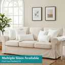 Oubonun Throw Pillow Inserts 28x28 Set of 2, Decorative Throw Pillows