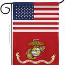US Marine Corps Garden Flag - Armed Forces USMC Semper Fi United State American Military Veteran Retire Official - House Decoration Banner Small Yard Gift Double-Sided Made in USA, 13 X 18.5