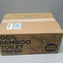 Save Trees Bamboo Toilet Paper -24 Rolls Of Septic Safe Organic Toilet Paper 3-ply, 300 Sheets Per Roll - PFAs Free, FSC Certified, Plastic & Chemical Free - For Home, Boat & RV Use