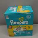 Pampers Swaddlers Diapers, Size 0 (up to 10 lbs), 140 Count, Absorbent, Keeps Baby Dry and Comfortable, Skin Safe Disposable Baby Diaper 