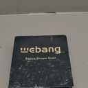 WEBANG 6 Inch Square Shower Floor Drain with Flange,Quadrato Pattern Grate Removable,Food-Grade SUS 304 Stainless Steel,Watermark&CUPC Certified,Brushed Nickel