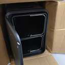 2 x 4 Gallon, Double Trash Can Kitchen for Recycling and Trash, 2 in 1 Garbage Bin, Touchless Motion, Recycle Bin Combo, Stainless Steel Dual Recycling Bins for Kitchens & Office