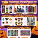 192PCS Halloween Party Favors for Kids, Goodie Bag Fillers, Classroom Prize, Bulk Party Favors for Kids, Halloween Favors for School, Non Candy Treats
