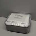 Bare Home Weighted Blanket Twin or Full Size 10lb (40" x 60") - All-Natural 100% Cotton - Premium Heavy Blanket Nontoxic Glass Beads (White, 40"x60")