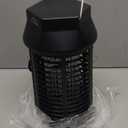 Endbug Bug Zapper with LED Light, Waterproof Bug Zapper Outdoor Indoor, Mosquito Zapper Outdoor Electric Fly Zapper, Mosquito Killer Fly Trap for Outside Patio Garden Backyard Home, Plug in, Black