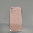 Cute Bow Phone Case for iPhone 17 6.3", Aesthetic Pink Heart Ribbon Bowknot Pattern Print Design Women Girly Case Gloss Raised Camera Protective Cover Soft Slim Silicone Shockproof TPU Funda