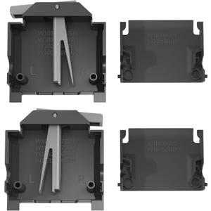 Upgraded W10588164 W10588165 Dishwasher Dishrack Adjuster Housing Left Right Hand w/ W10250162 Rack Adjuster Cover for Kenmore Kitchenaid Whirlpool Dishwasher Top Rack, Fits W10350375/6 W10546503 Part