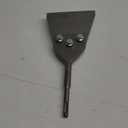 11 Inch Long SDS Plus Shank Floor Scraper, 5 Inch Wide 40 Cr Thin-Set Scaling Chisel, Removal Tools for Thin-Set Mortar Tile Adhesive