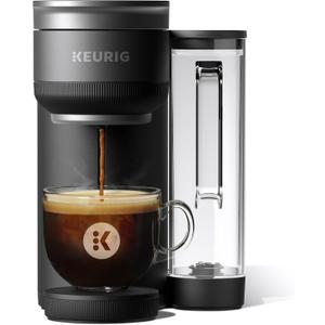 Keurig K-Crema Single Serve K-Cup Pod Coffee Maker, PressureInfusion & MultiStream Technology, Brews Crema-Topped Coffee, Espresso-Style Shots, Classic Coffee, Tea, Cocoa, 72 oz Removable Reservoir